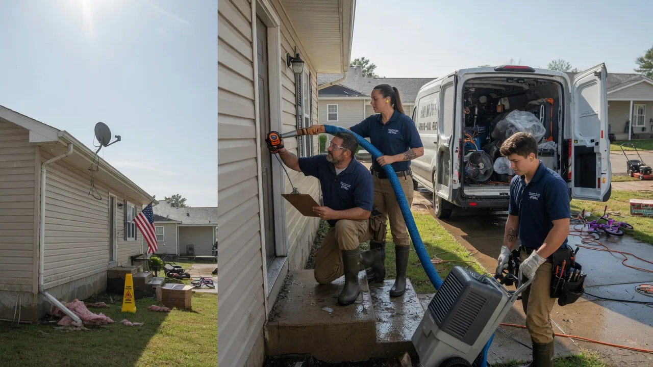 Ceiling Water Damage Restoration in Lexington, OK near me